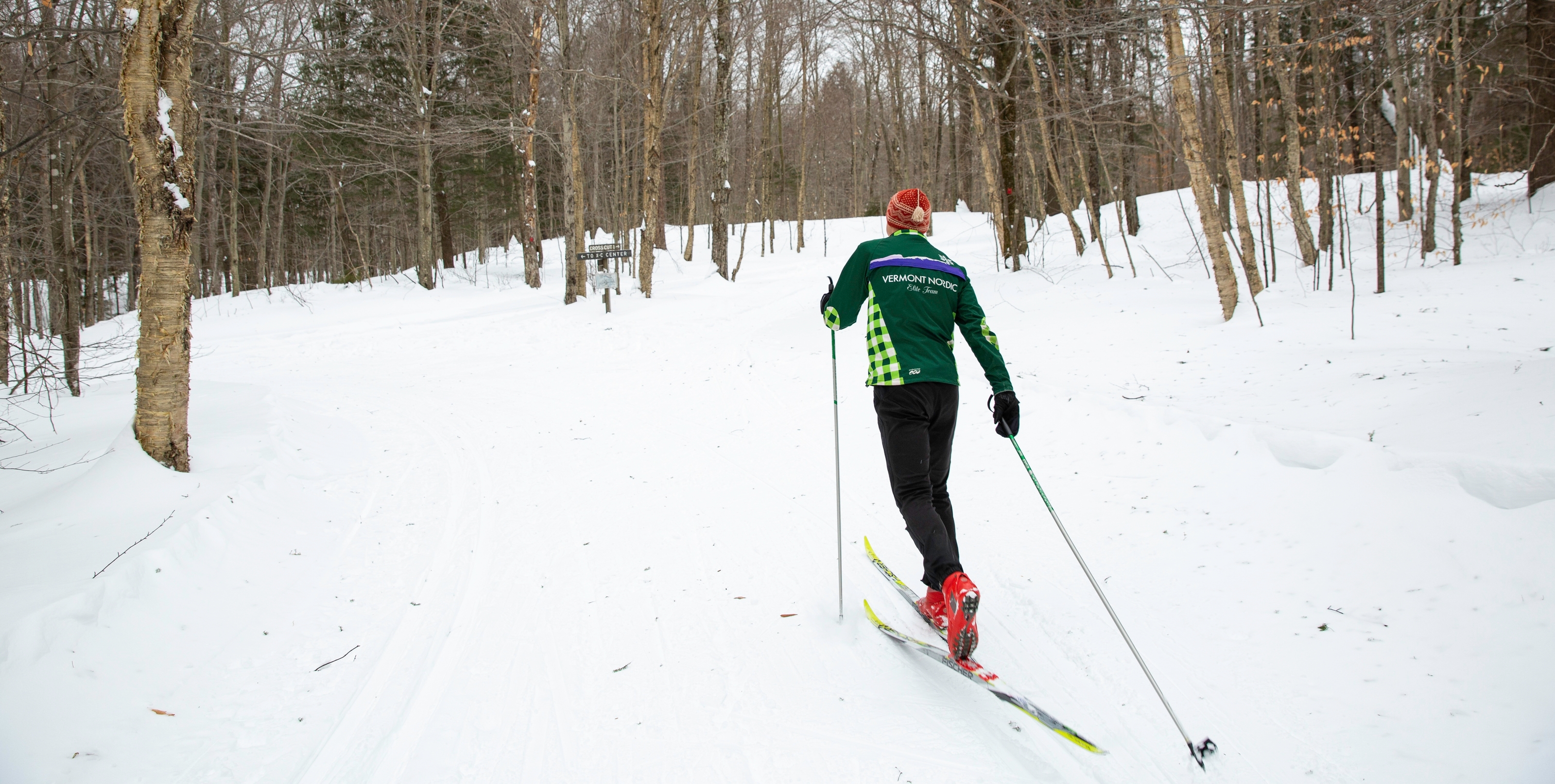 Cross country skiing at Stowe Cross Country Center