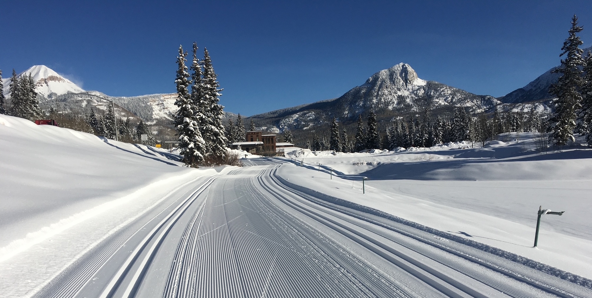 Cross country skiing at Durango Nordic Center