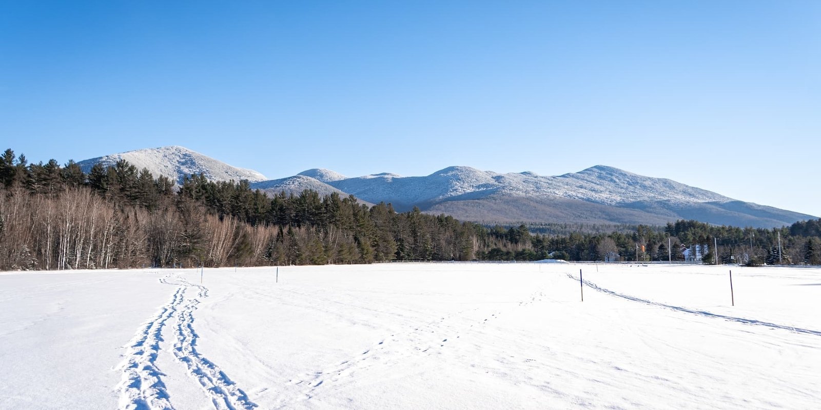 Cross country skiing at Franconia Inn & Outdoor Center