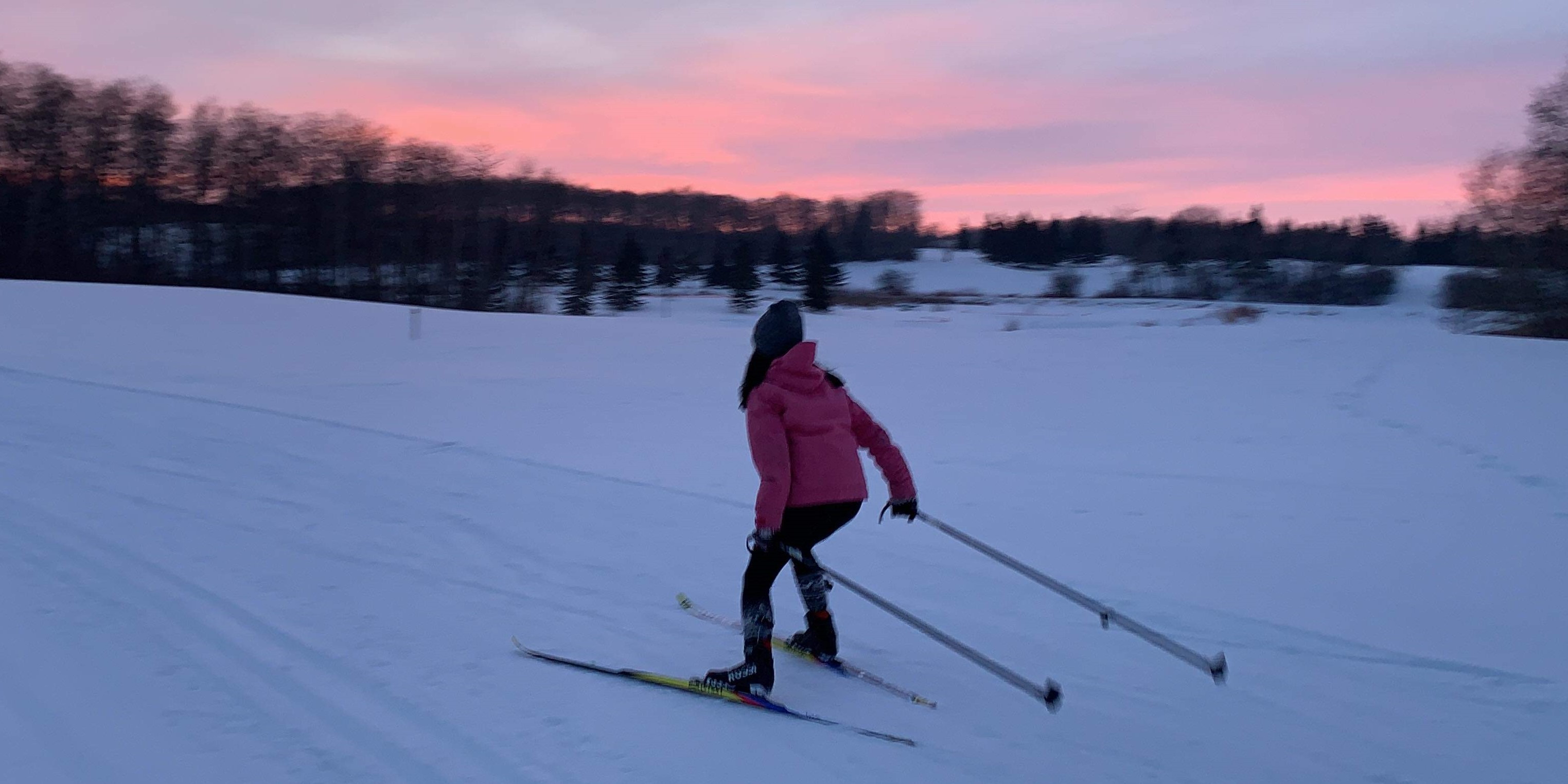 Cross country skiing at Yorkton Cross Country Ski Club