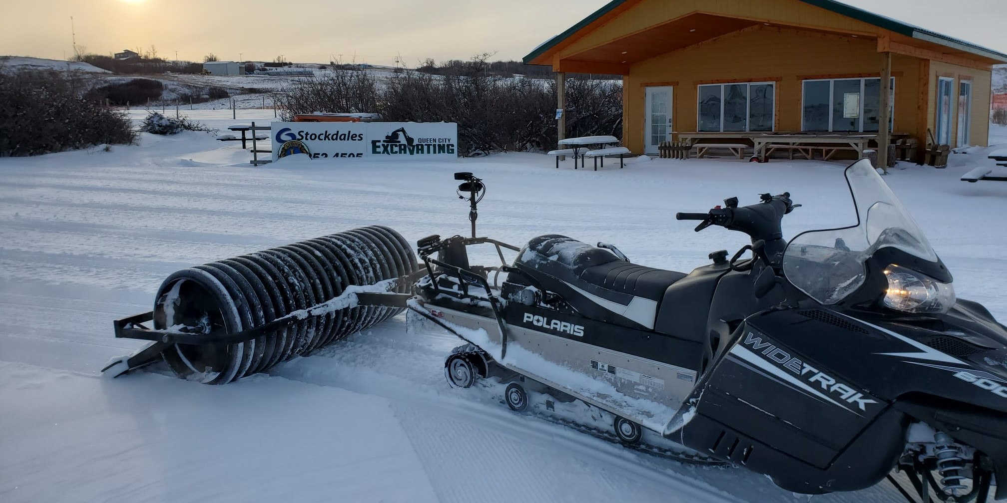 Cross country skiing at QVN (Qu'Appelle Valley Nordic)