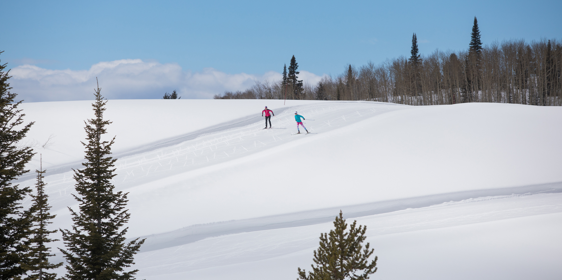 Cross country skiing at Grand Targhee Resort