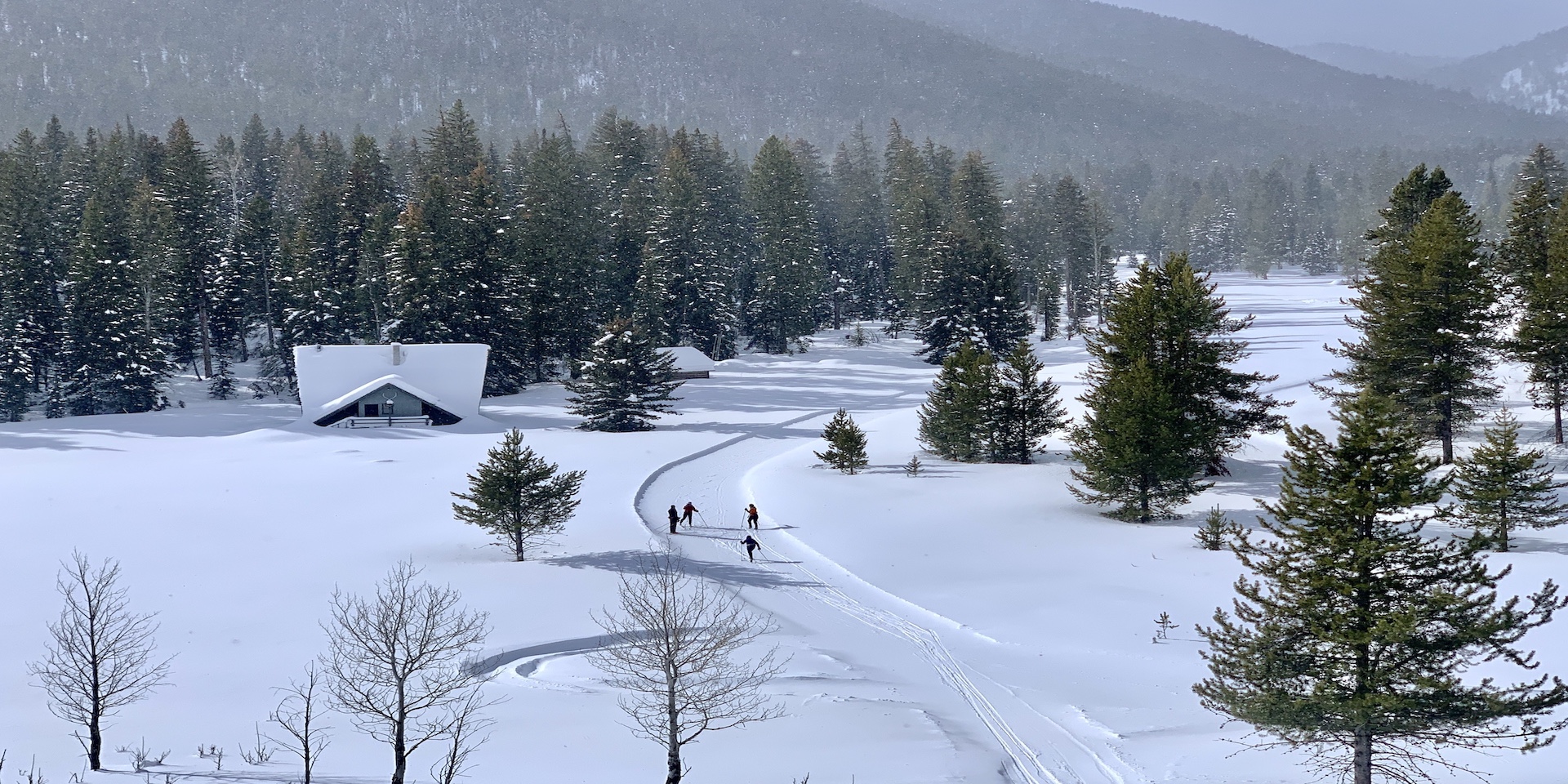 Cross country skiing at Trail Creek Nordic