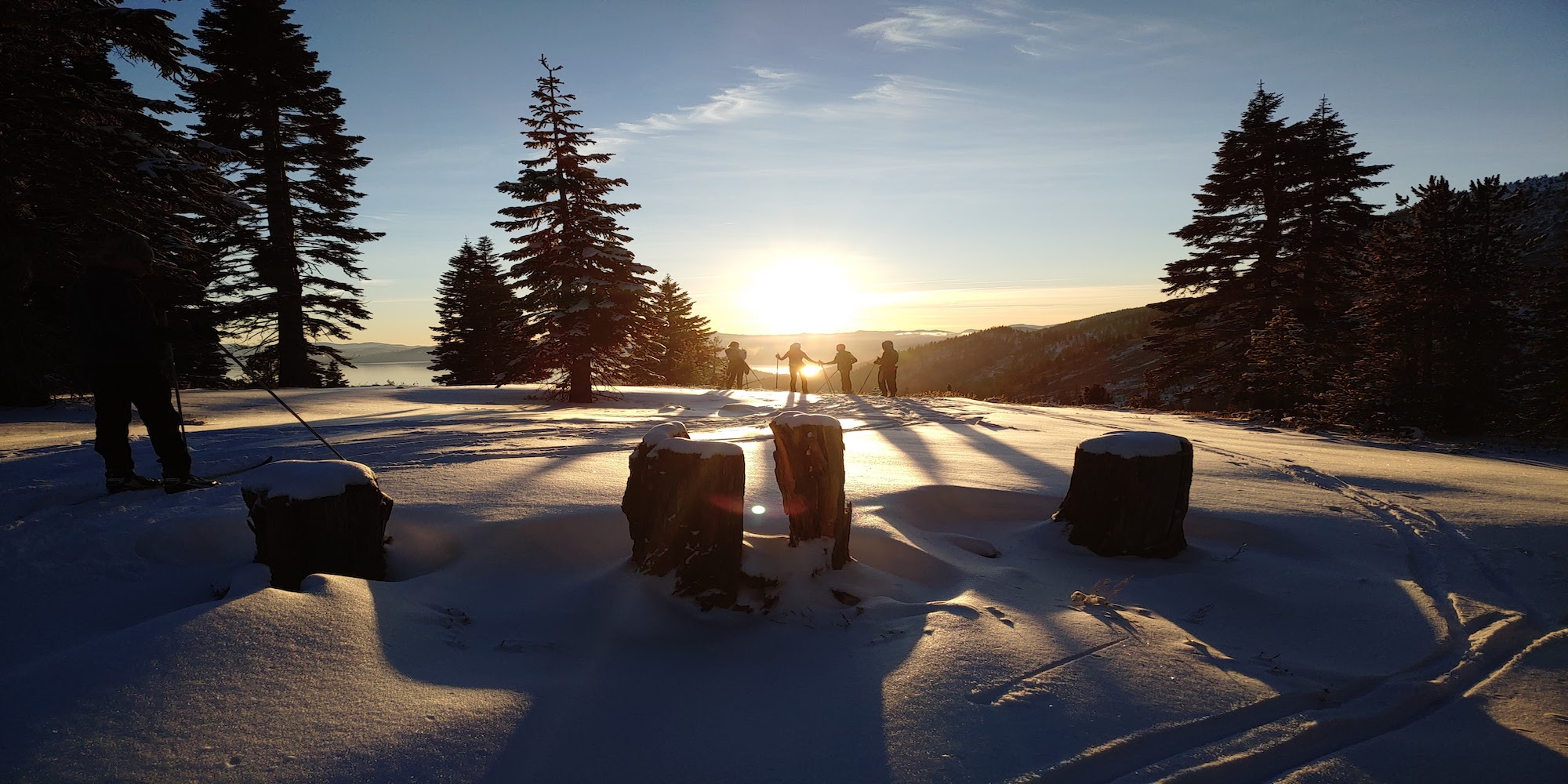 Cross country skiing at Nevada Nordic