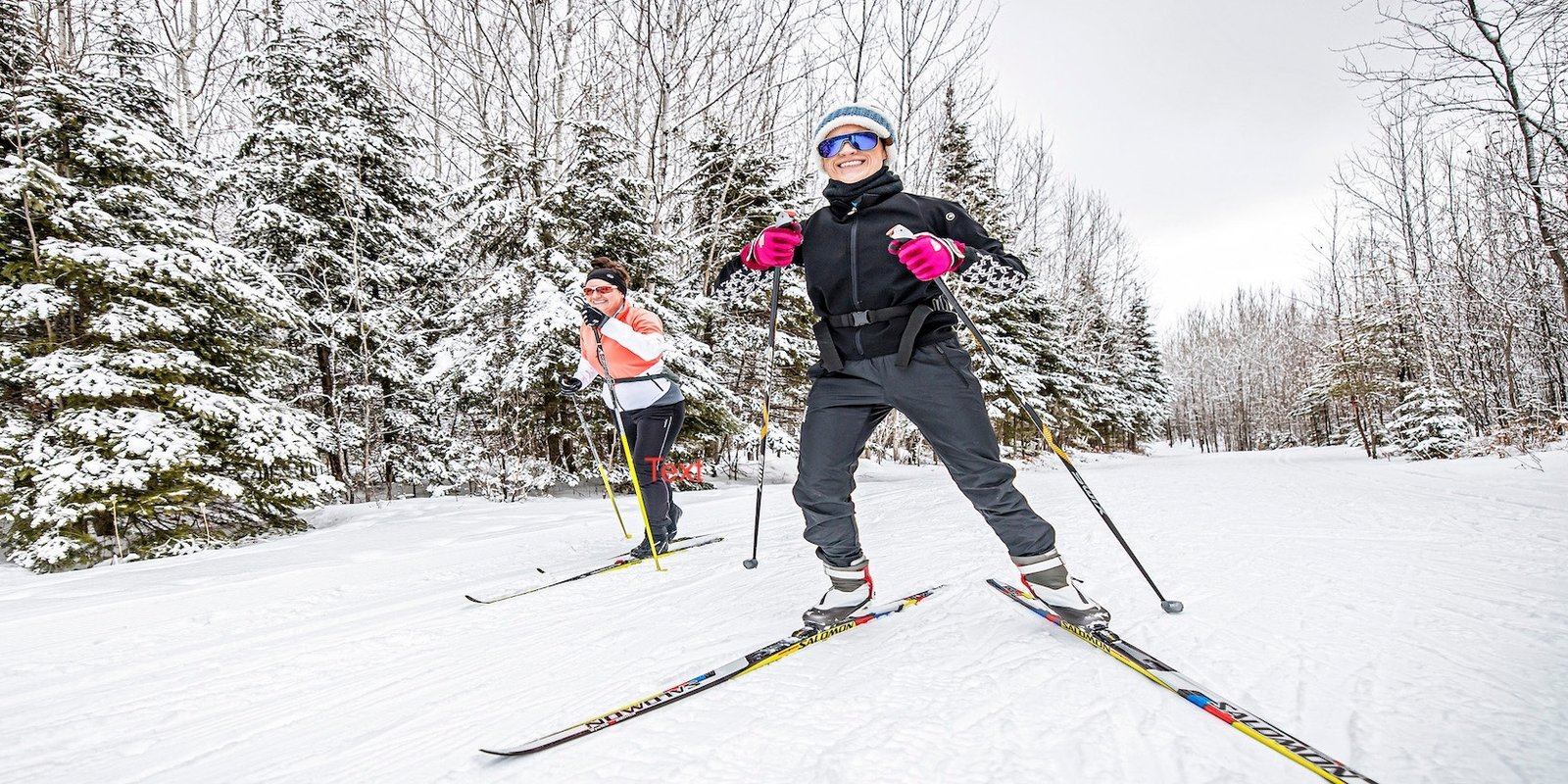 Cross country skiing at WinMan Trails