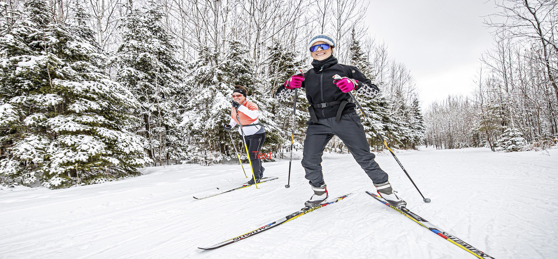 Cross country skiing at WinMan Trails