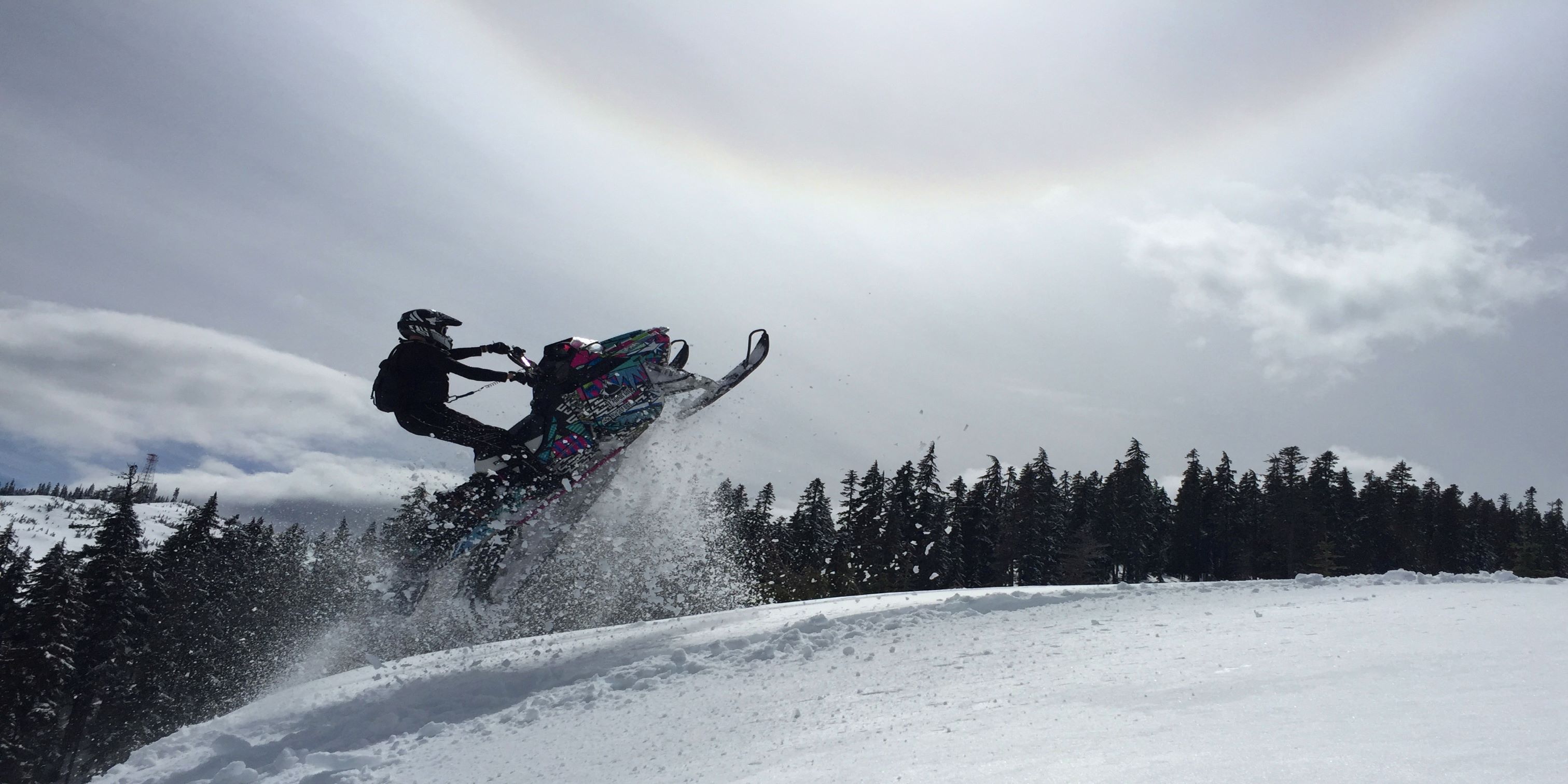 Cross country skiing at Crystal Springs Snowmobile Sno-Park