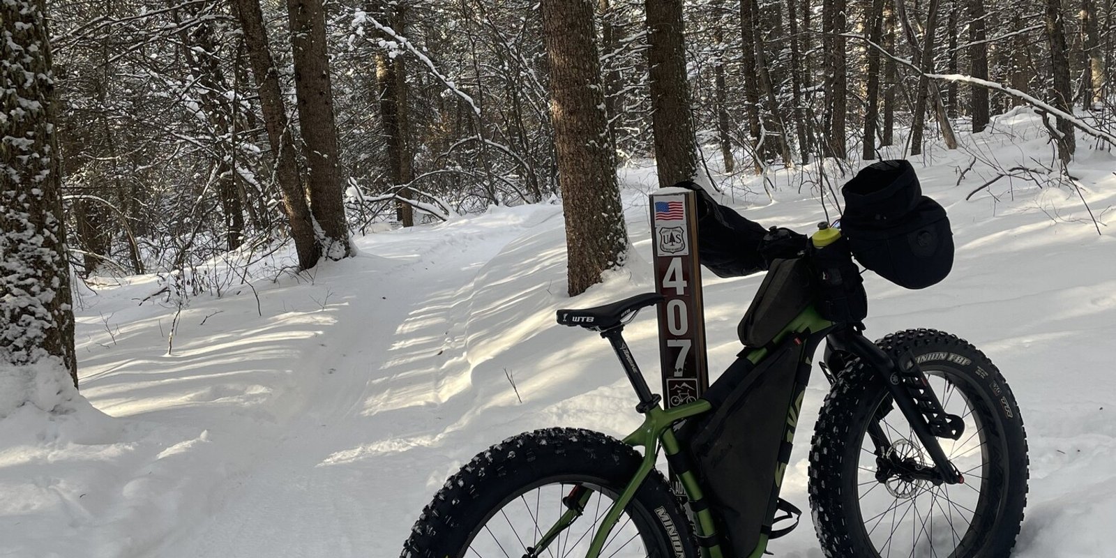 Cross country skiing at Southern Valley Singletrack Trails