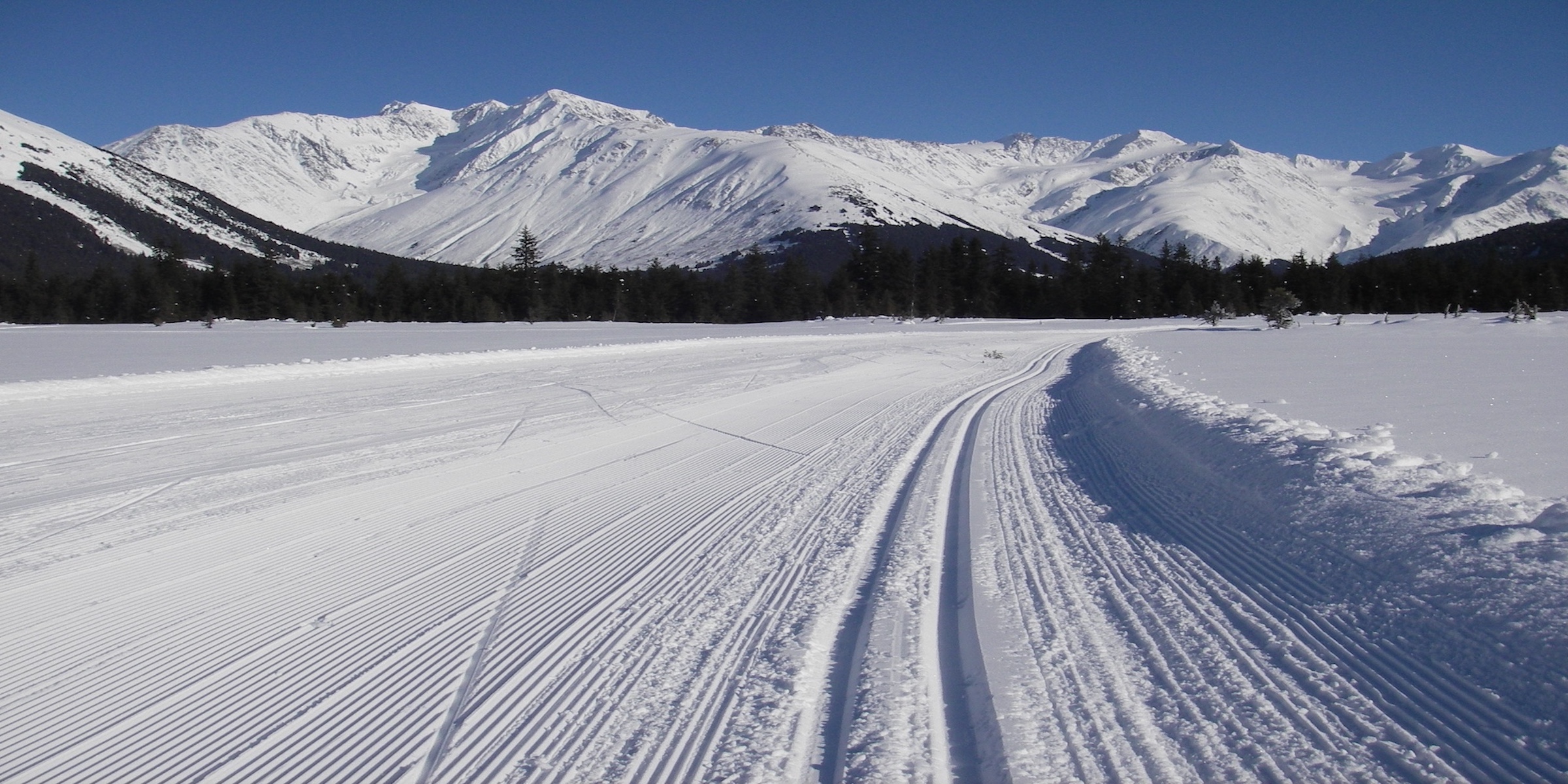 Cross country skiing at Girdwood Nordic Ski Club