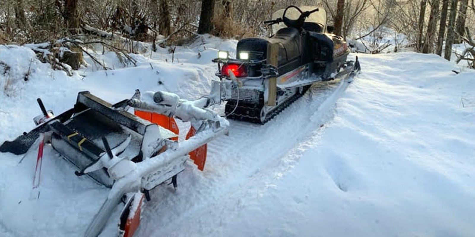 Cross country skiing at Slikok Single Track