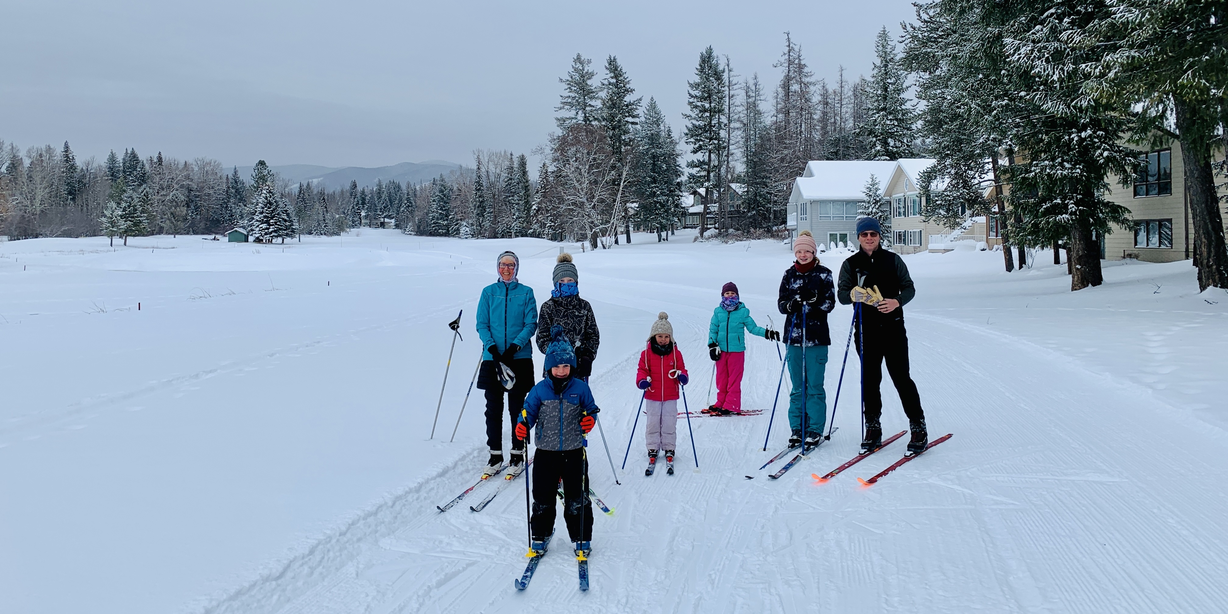 Cross country skiing at Meadow Lake Nordic Trails