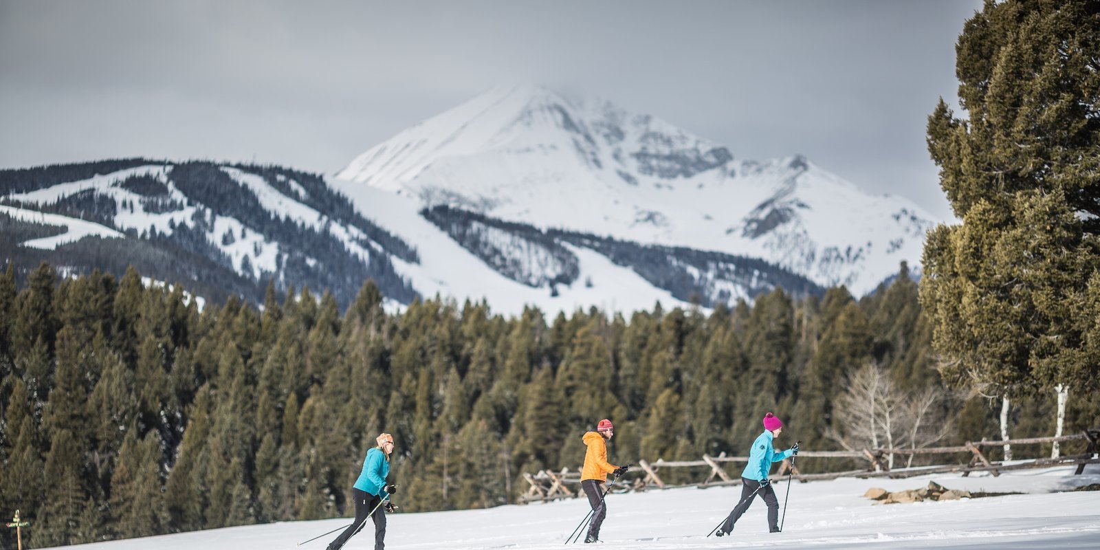 Cross country skiing at Lone Mountain Ranch Nordic