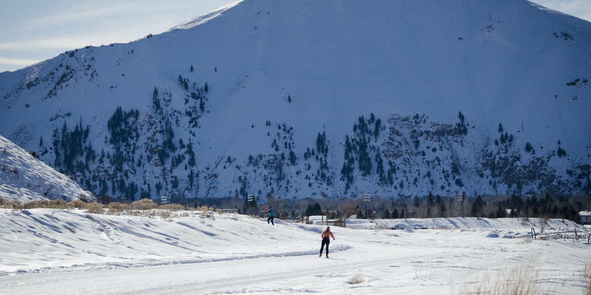 Cross country skiing at Quigley Nordic