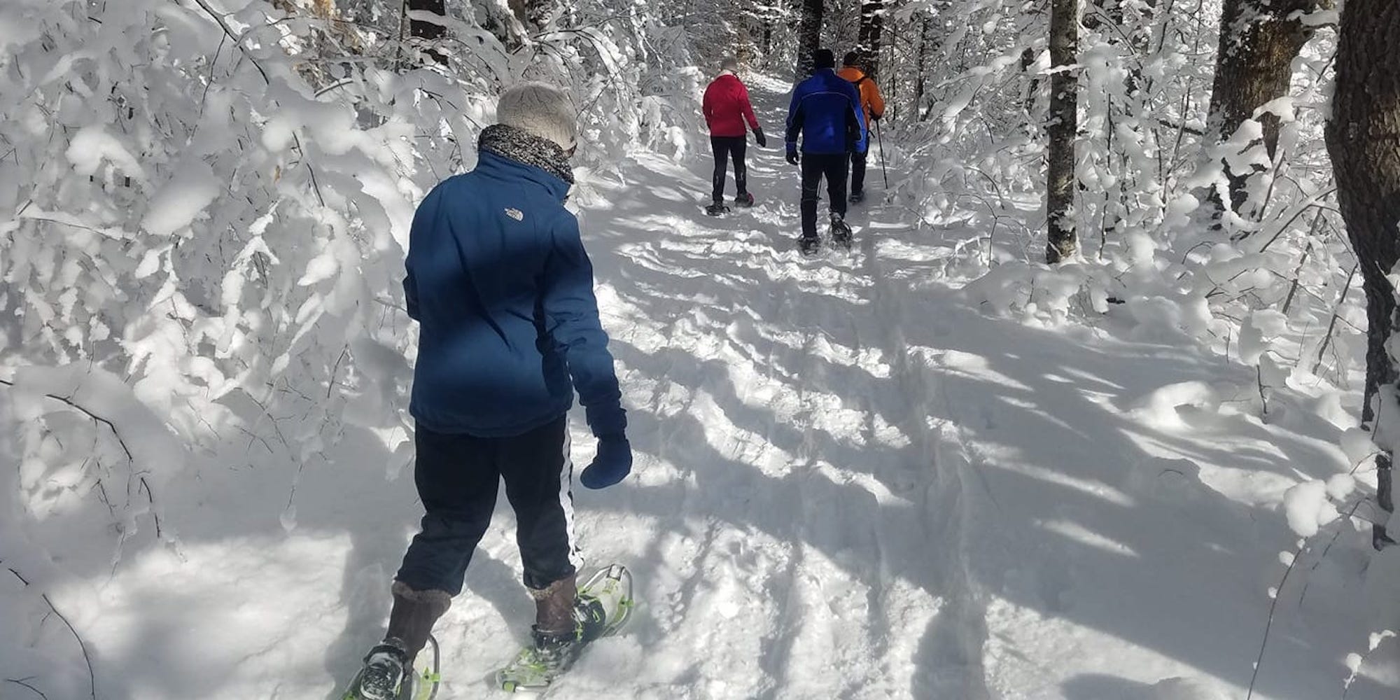 Cross country skiing at Nelson Swamp Trail