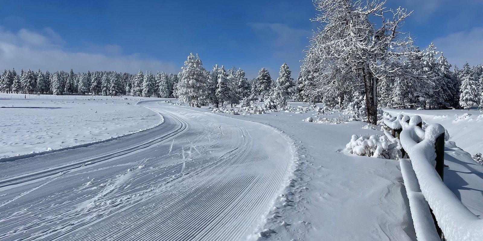 Cross country skiing at Ruby's Inn Nordic Trails