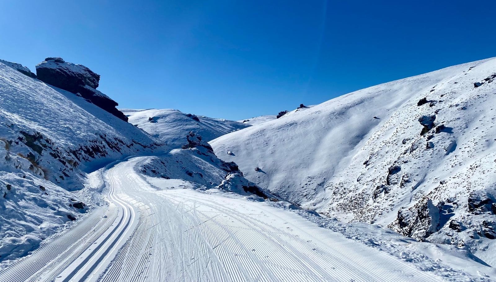 Cross country skiing at Snow Farm