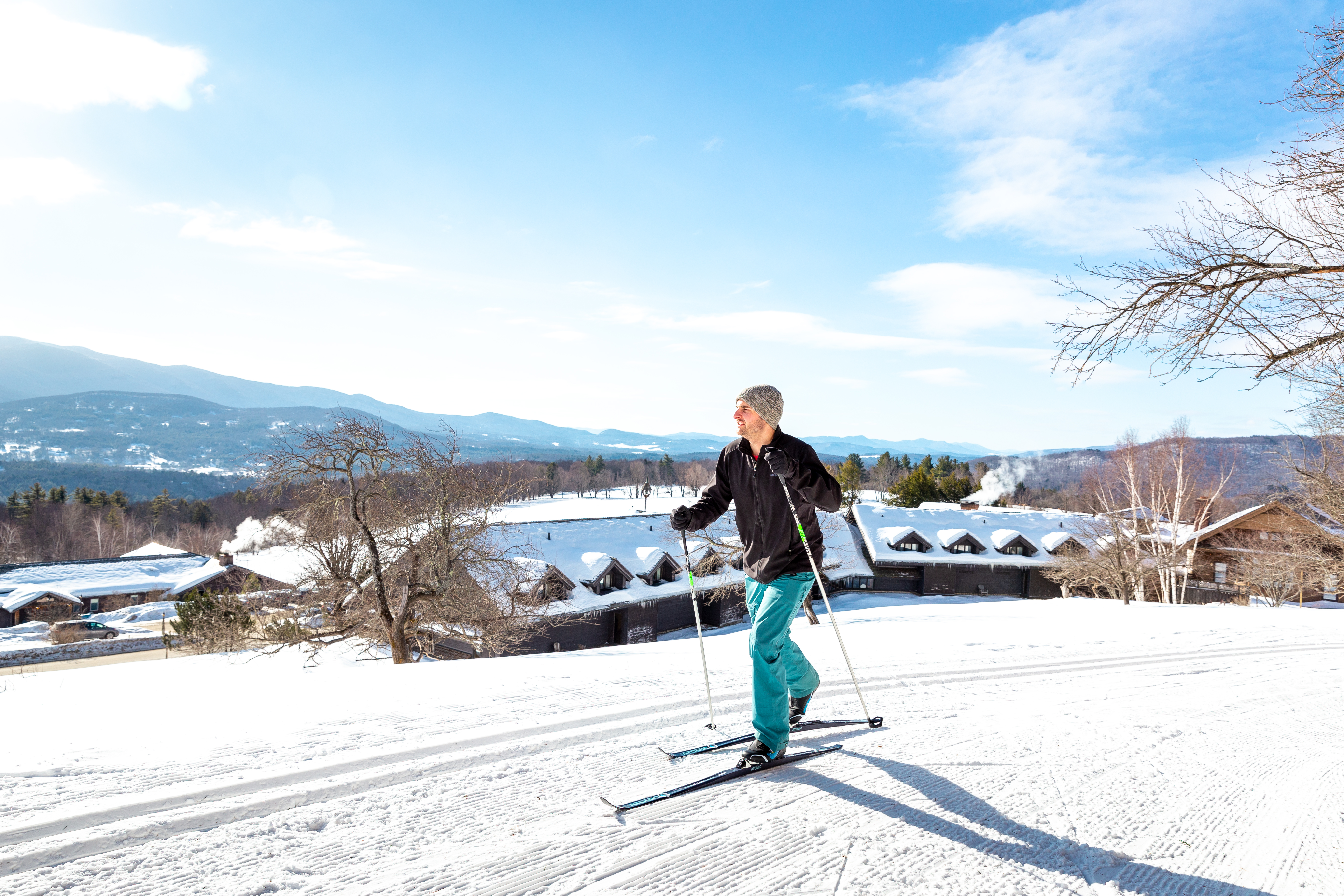 Cross country skiing at Trapp Family Lodge