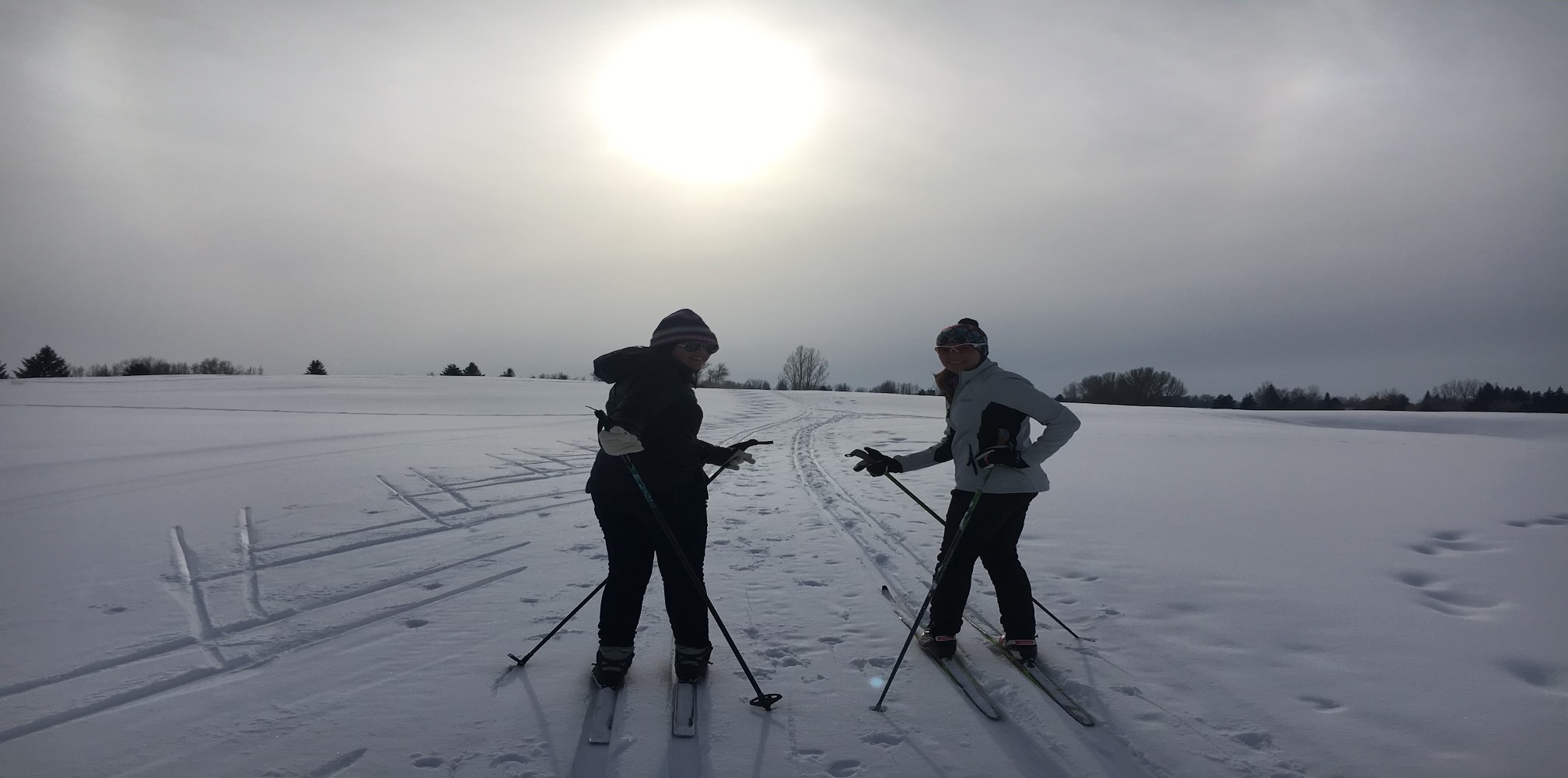 Cross country skiing at Teton Lakes Winter Park