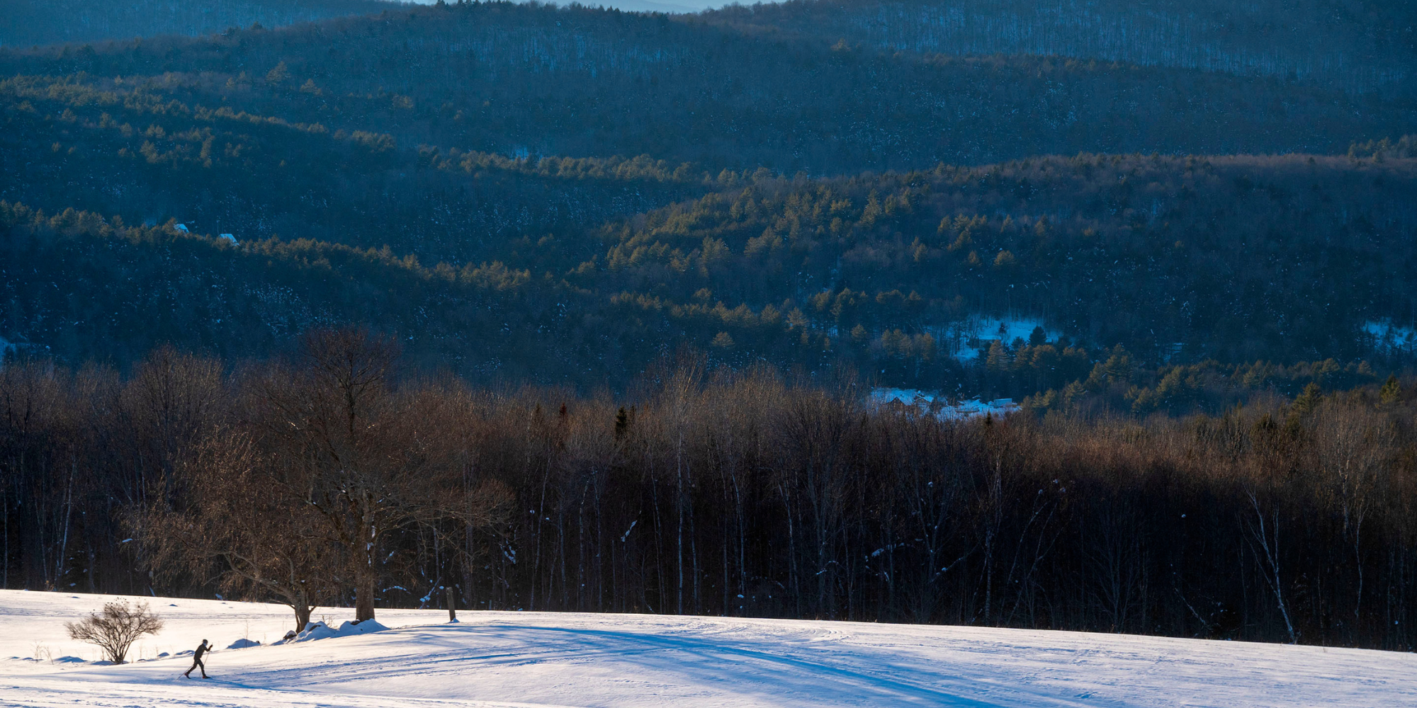 Cross country skiing at City of Montpelier Parks Trails