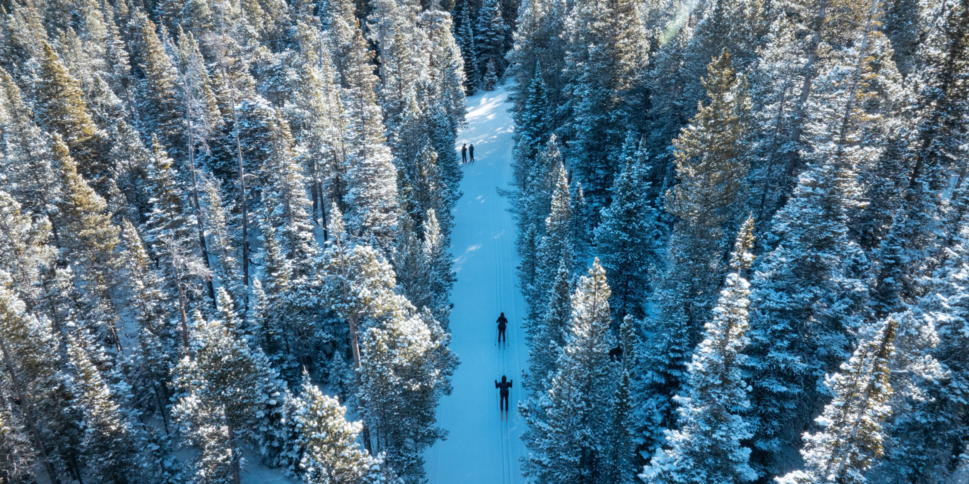 Cross country skiing at Eldora Nordic Center