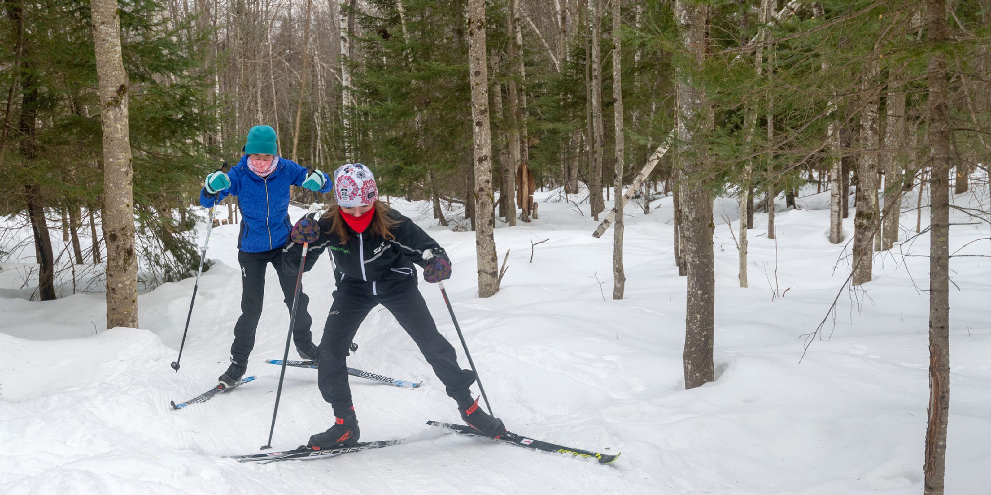 Cross country skiing at City of Montpelier Parks Trails