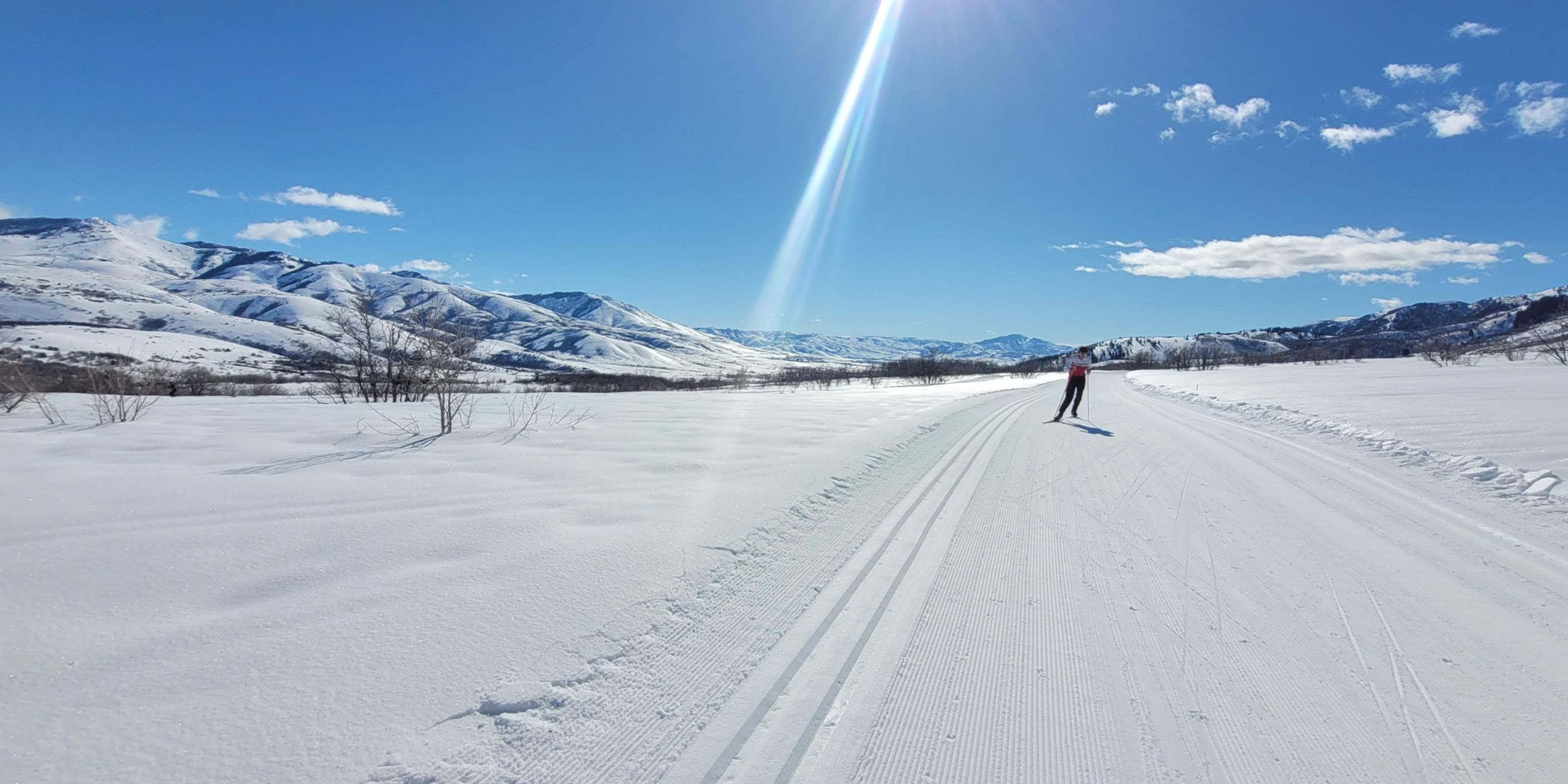 Cross country skiing at Ogden Nordic XC Ski