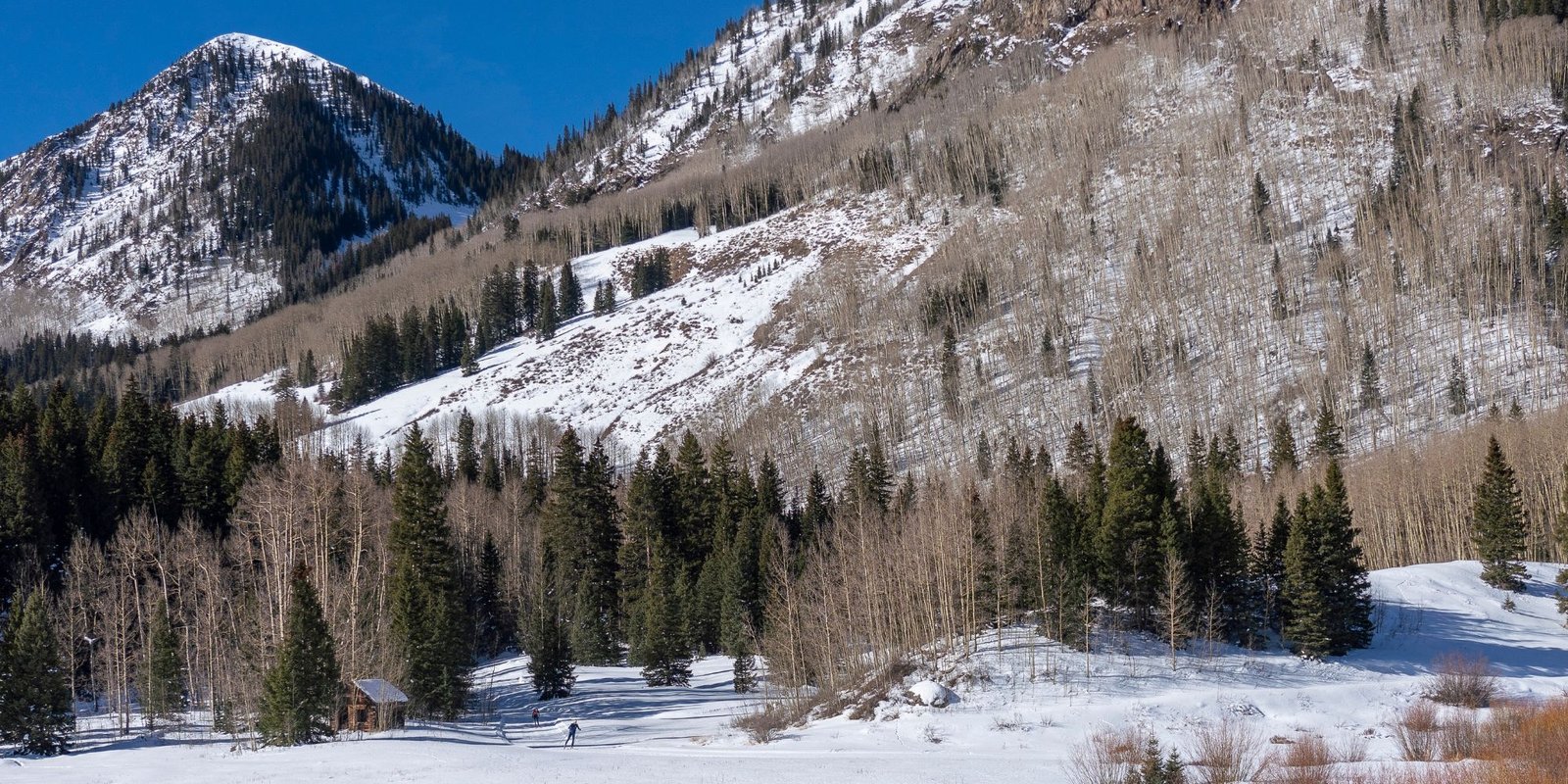 Cross country skiing at Priest Lake and Matterhorn Campground