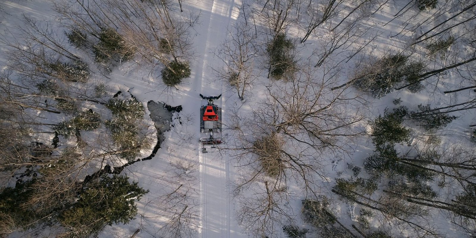 Cross country skiing at Forestville and Noque Trail