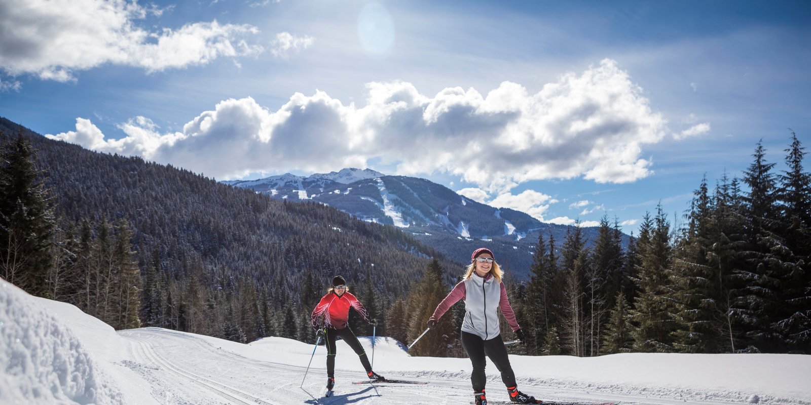 Cross country skiing at Lost Lake Nordic Trails