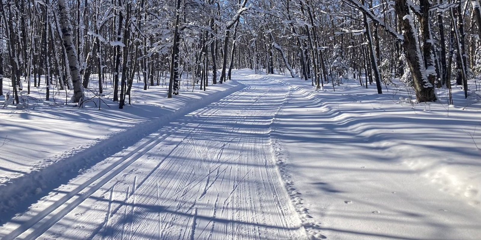 Cross country skiing at Swedetown Trails