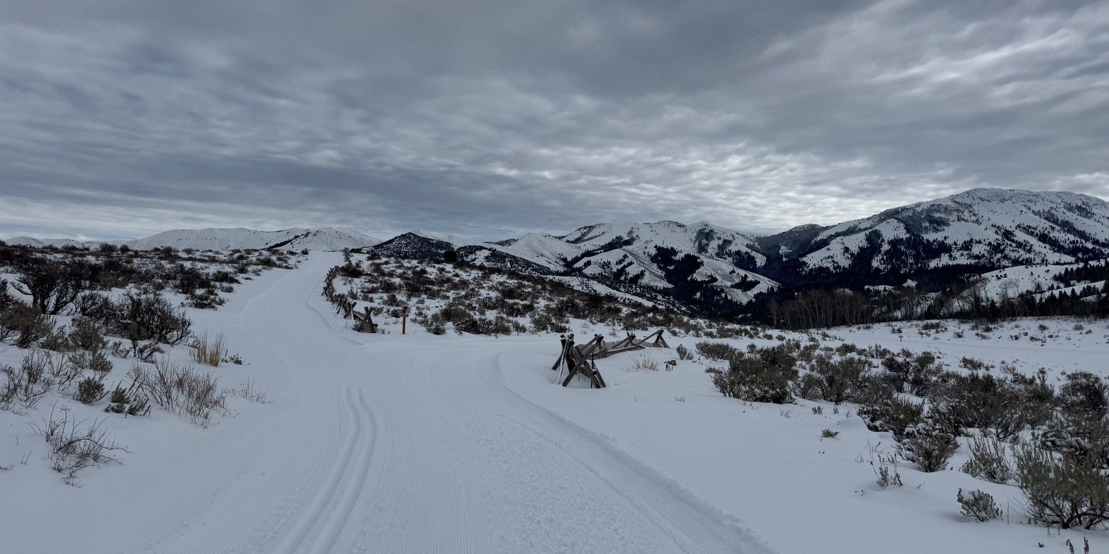 Cross country skiing at East Mink Creek Nordic Center