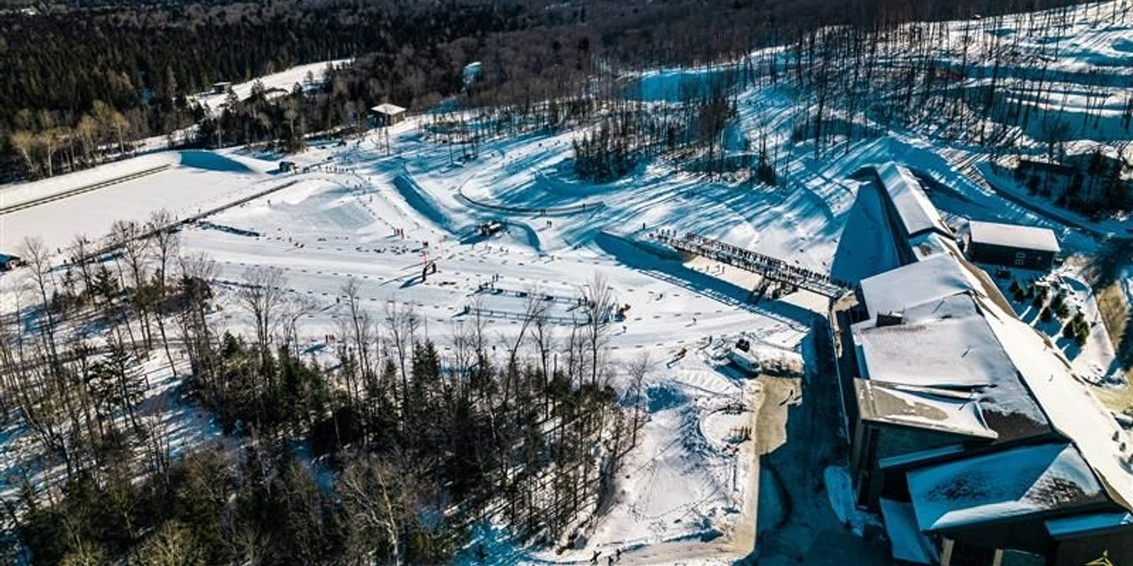 Cross country skiing at Mt Van Hoevenberg