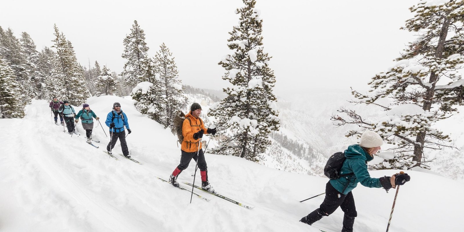 Cross country skiing at Canyon Ski Trails