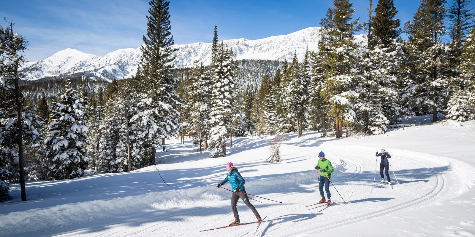 Cross country skiing at Crosscut Mountain Sports Center