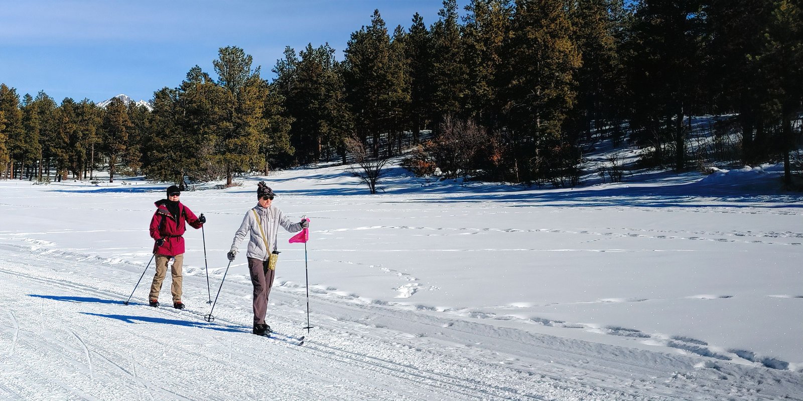 Cross country skiing at Coyote Hill