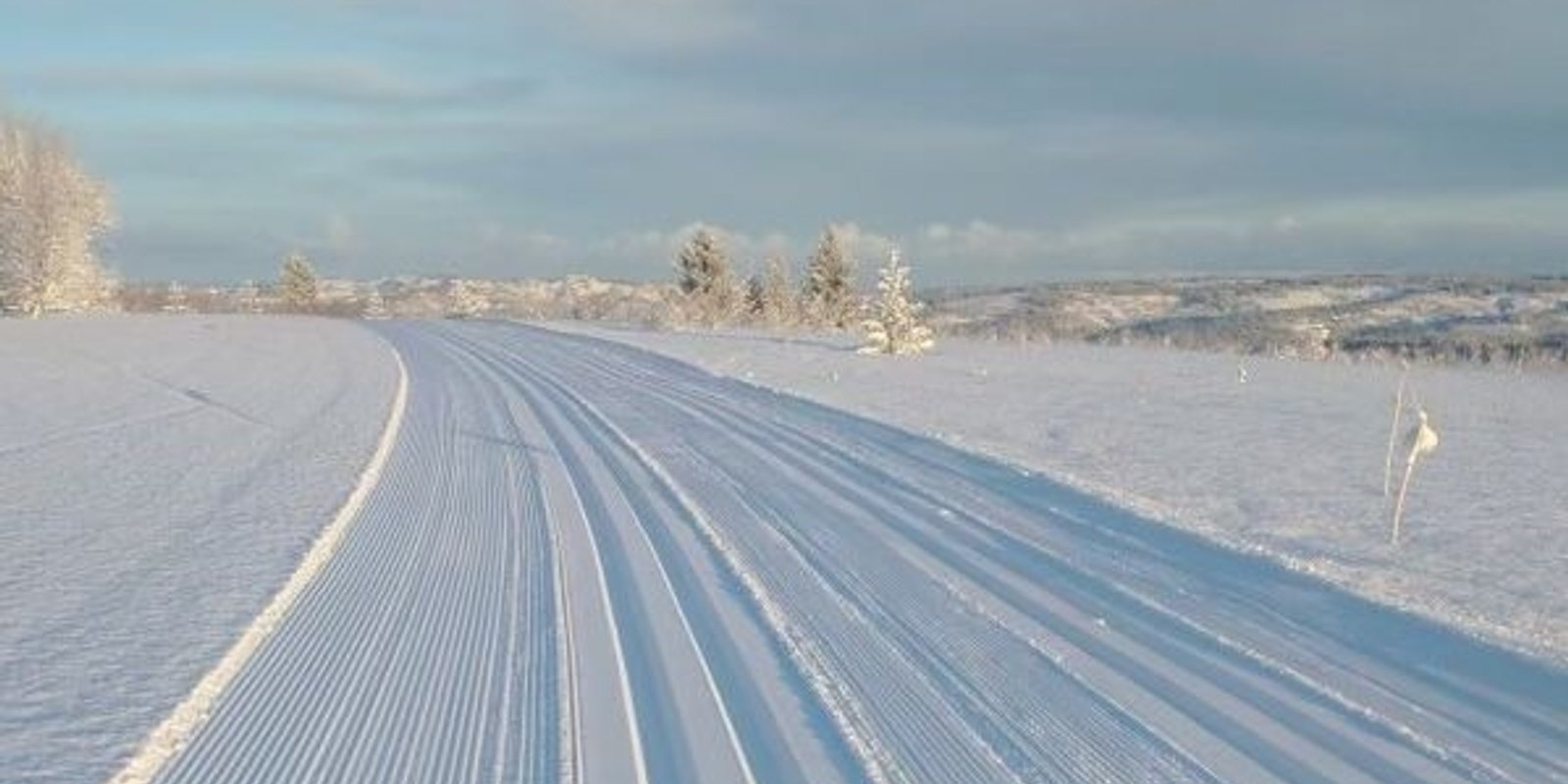 Cross country skiing at KNSC: Lookout Mtn Recreation Area