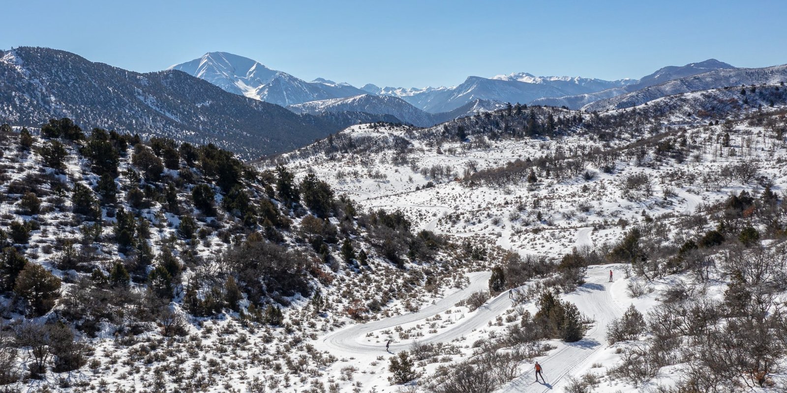 Cross country skiing at Spring Gulch Nordic Trails