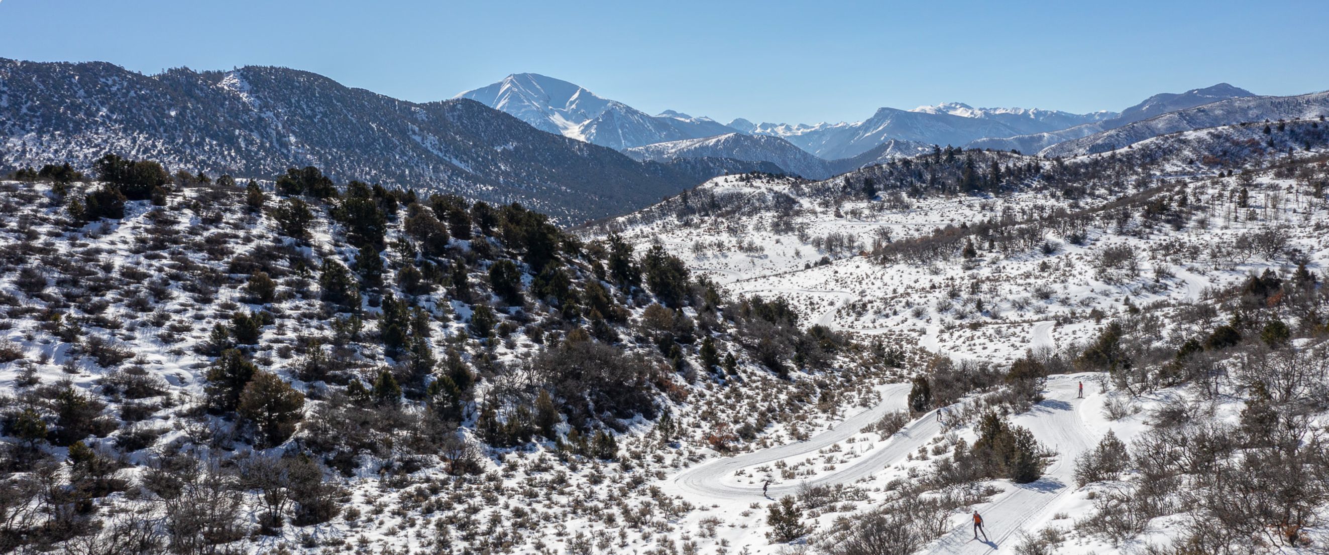 Cross country skiing at Spring Gulch Nordic Trails