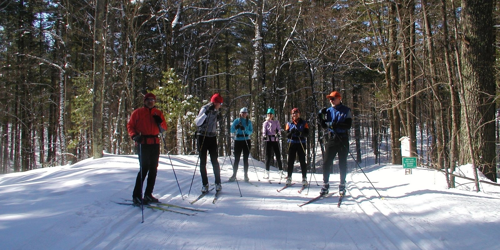 Cross country skiing at North End Ski Club