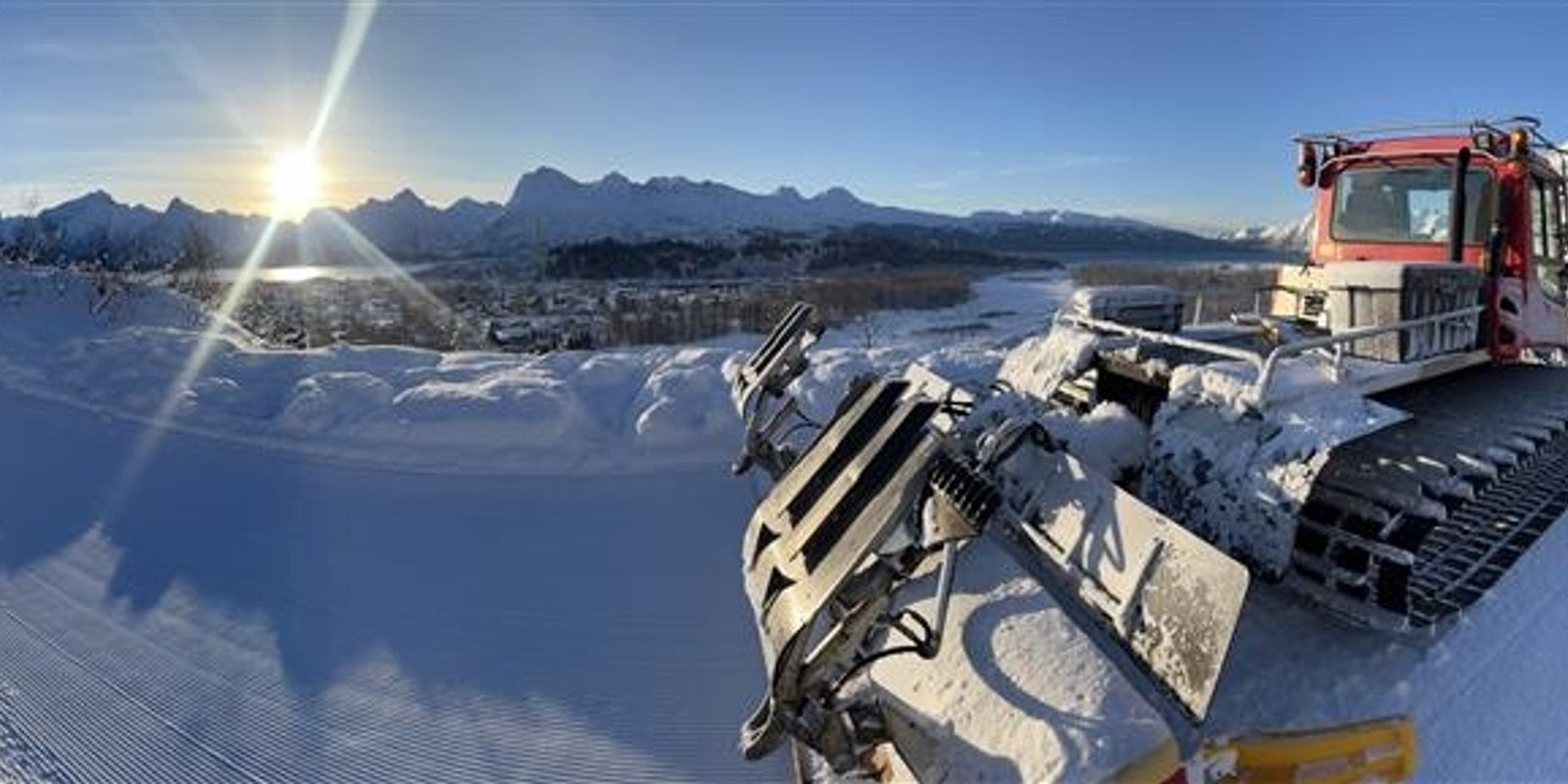 Cross country skiing at Valdez Parks & Recreation
