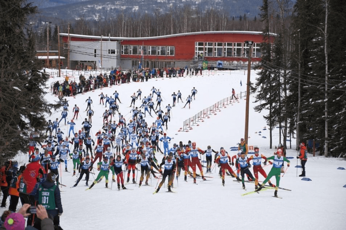 Cross country skiing at Birch Hill Recreation Area