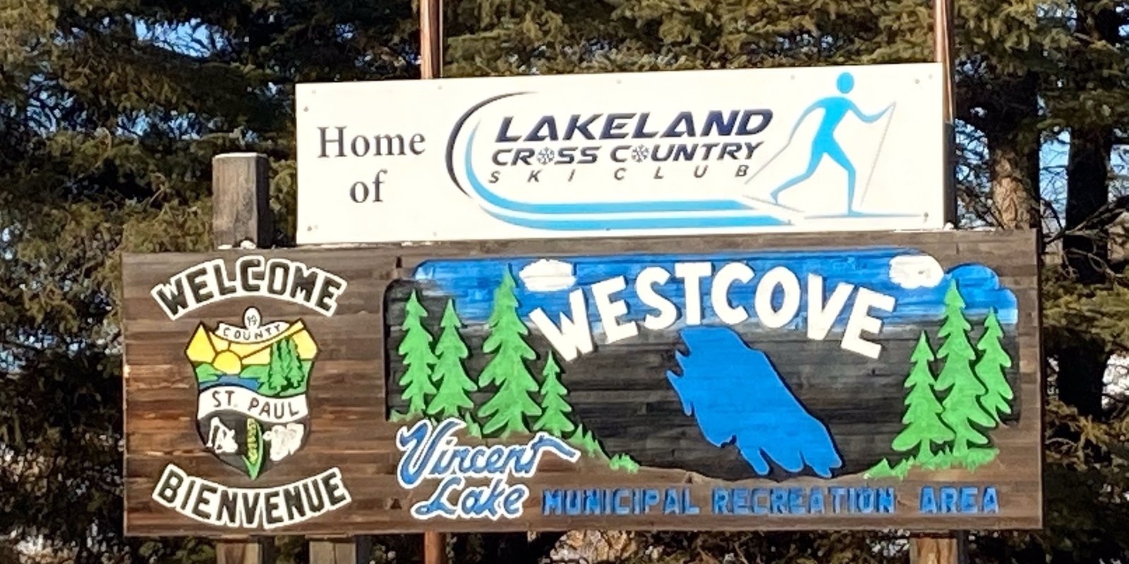 Cross country skiing at St. Paul - Westcove Municipal Recreation Area