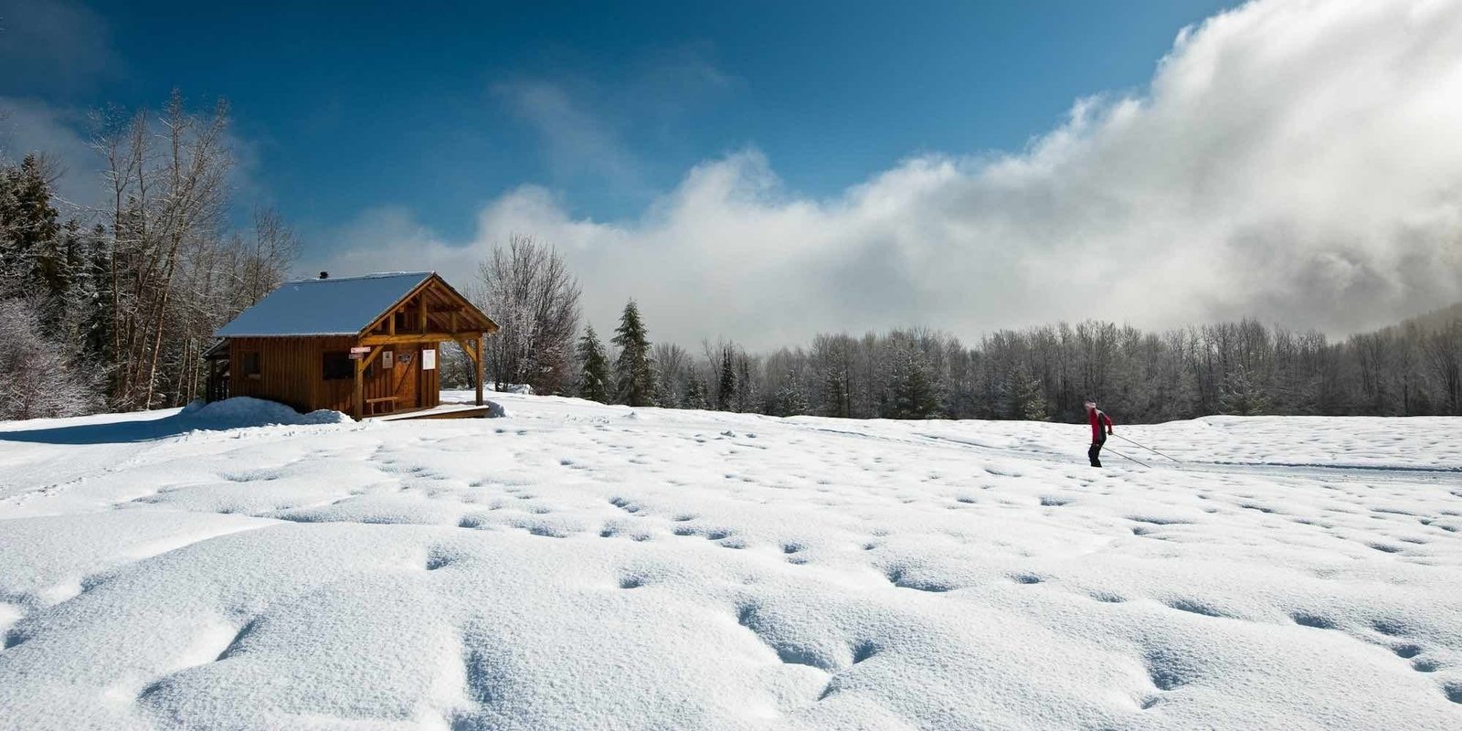 Cross country skiing at Black Jack Ski Club