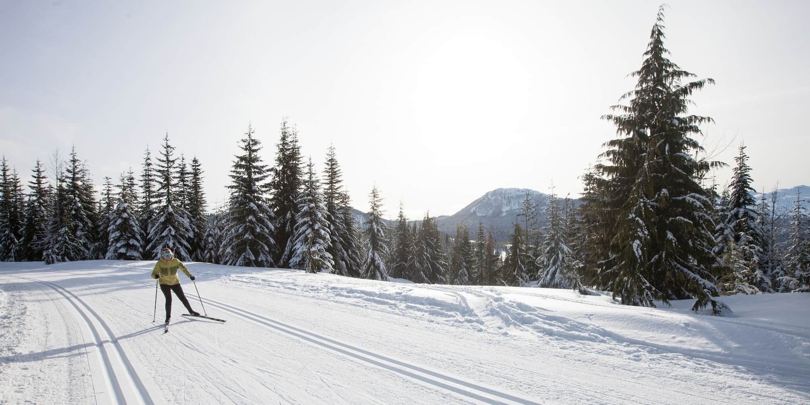 Cross country skiing at Mount Washington