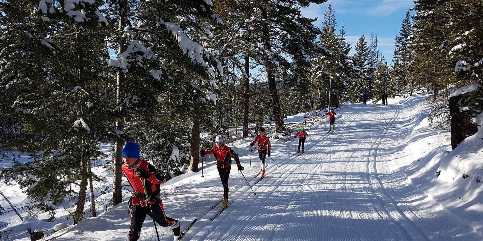 Cross country skiing at Overlander Ski Club