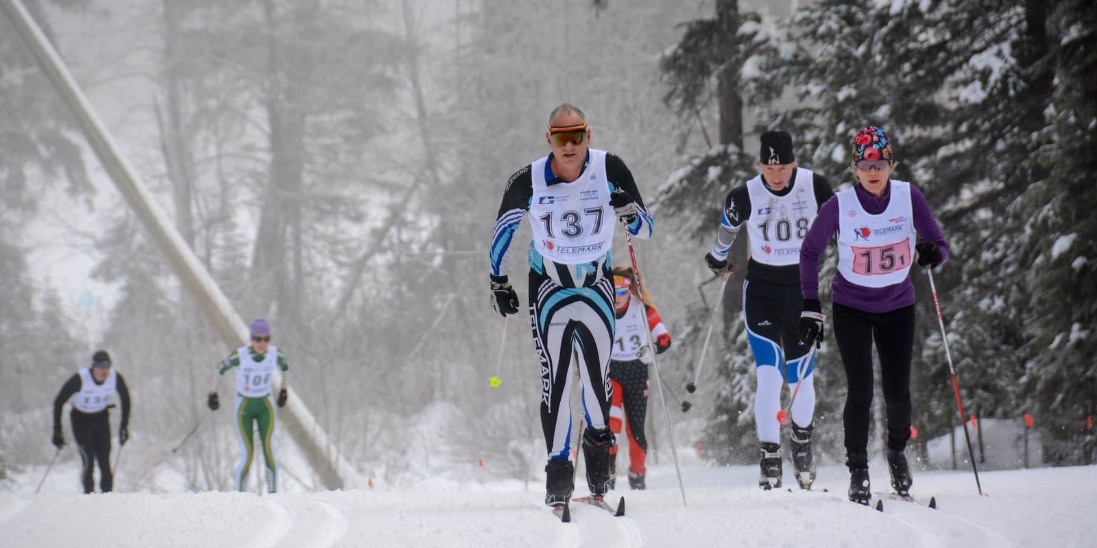 Cross country skiing at Telemark Nordic Club