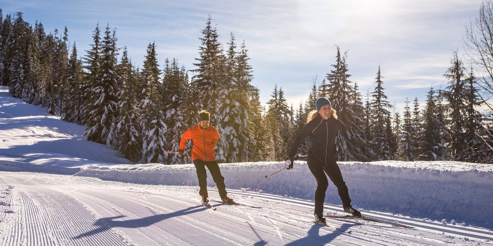 Cross country skiing at Whistler Olympic Park