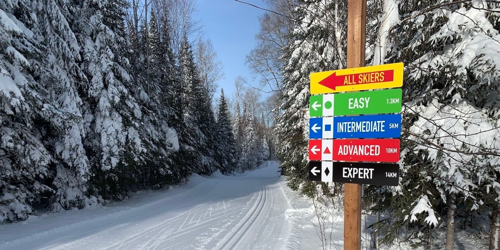 Cross country skiing at Lappe Nordic