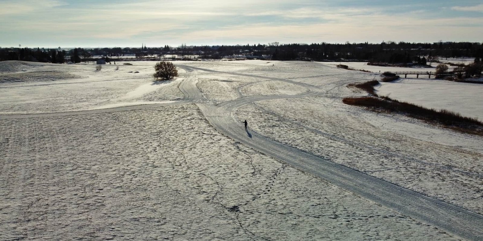 Cross country skiing at Regina Ski Club AE Wilson Park