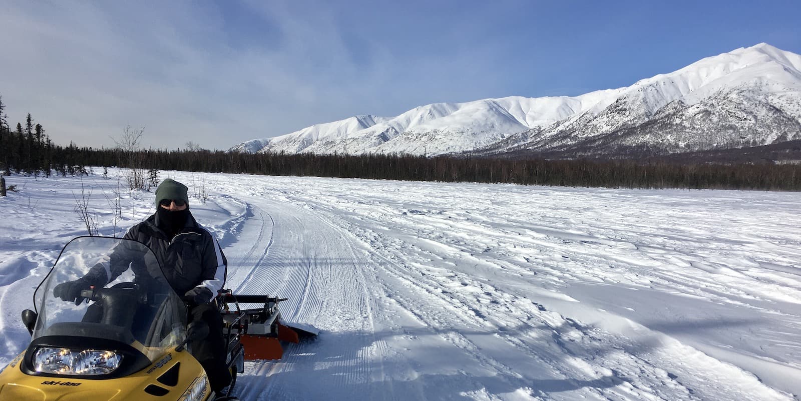 Cross country skiing at Mat-Su: Moose Range